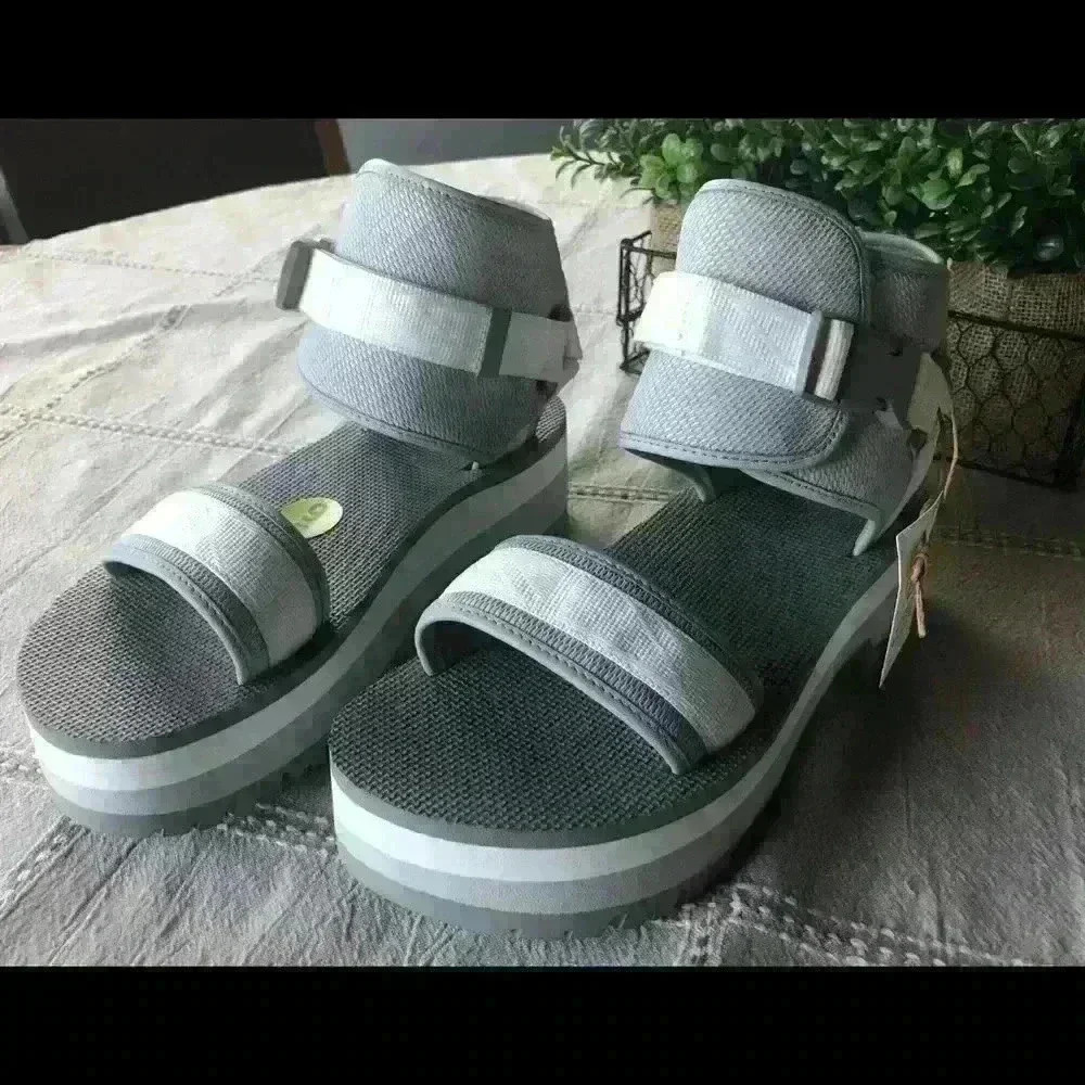 TEVA WOMEN'S INDIO SANDAL ANKLE WRAP GREY SZ 9 - Picture 10 of 12